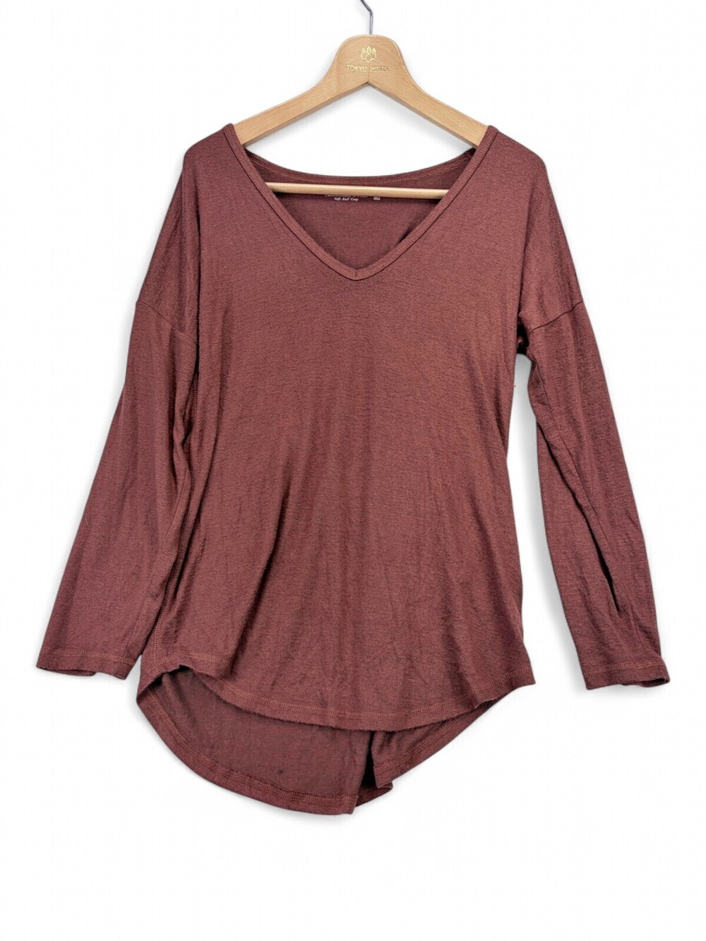 Abercrombie & Fitch Soft A&F V-Neck Long Sleeve Top M